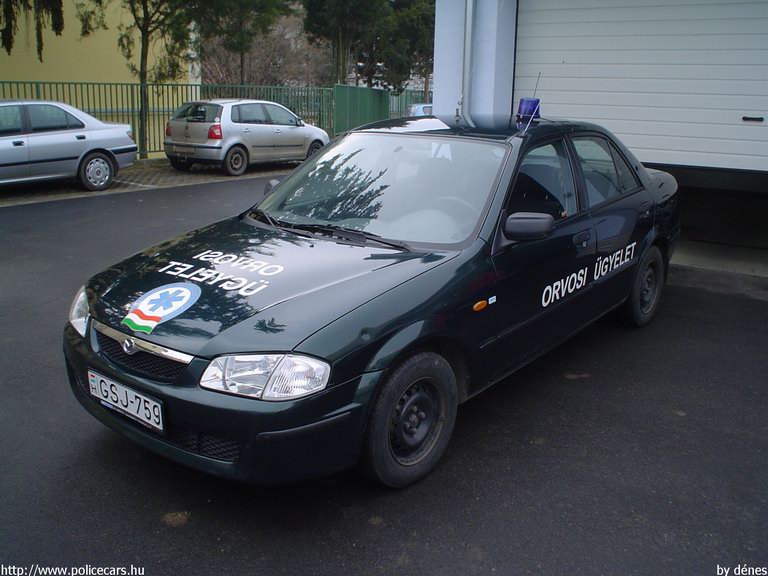 Mazda 323, Szombathely, orvosi ügyelet, Országos Mentõszolgálat, fotó: dénes
Keywords: OMSZ mentő magyar Magyarország mentőautó GSJ-759