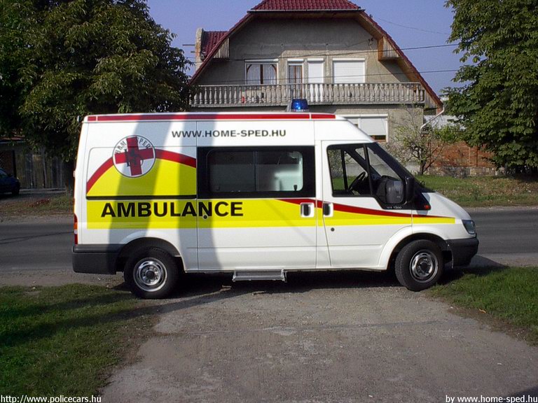 Ford Transit, Home-sped, fotó: www.home-sped.hu
Keywords: mentő magyar Magyarország mentőautó JXT-253