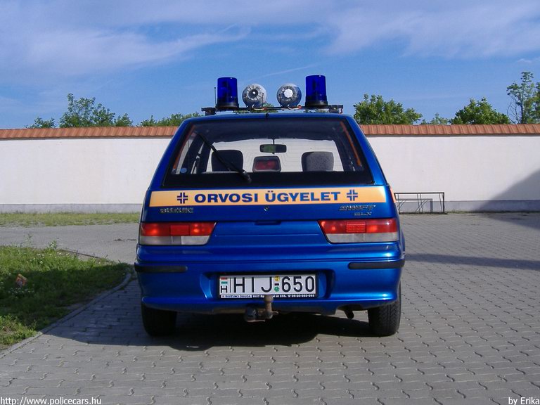 Suzuki Swift, Sani-Med Trans Kft., Békés, orvosi ügyelet, fotó: Erika
Keywords: mentő magyar Magyarország mentőautó HIJ-650