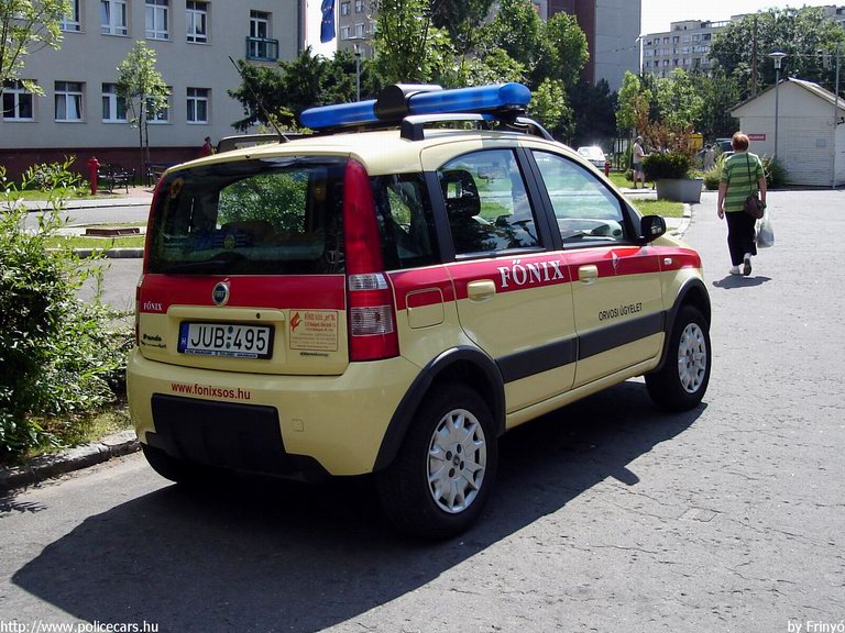 Fiat Panda, orvosi ügyelet, Budapest, Fõnix S.O.S. Zrt., fotó: Frinyó
Keywords: mentő magyar Magyarország mentőautó JUB-495