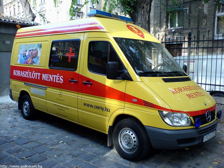 Mercedes-Benz Sprinter 313 CDI, koraszülöttmentõ, Budapest, Peter Cerny Alapítvány
Keywords: mentő magyar Magyarország mentőautó PCA-003
