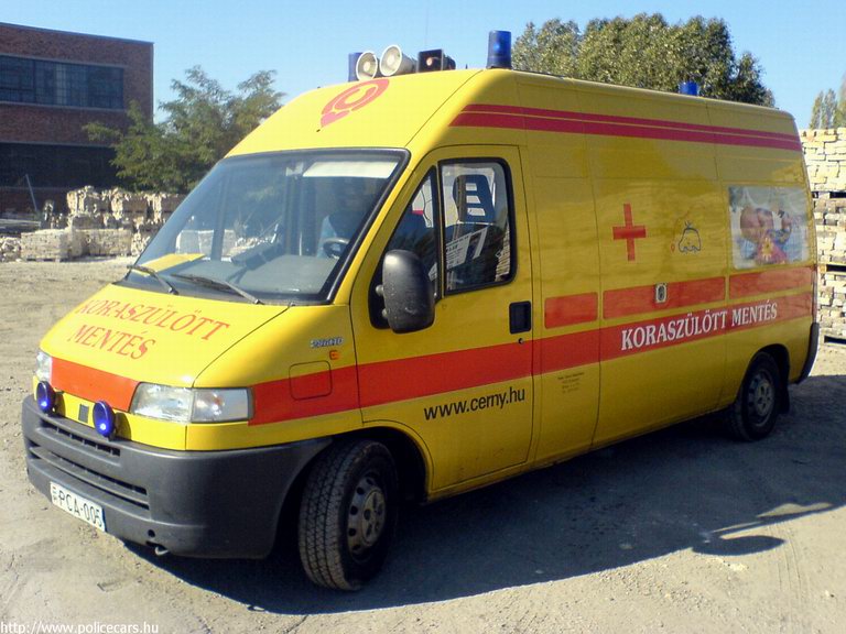 Fiat Ducato, koraszülöttmentõ, Budapest, Peter Cerny Alapítvány
Keywords: mentő magyar Magyarország mentőautó PCA-005
