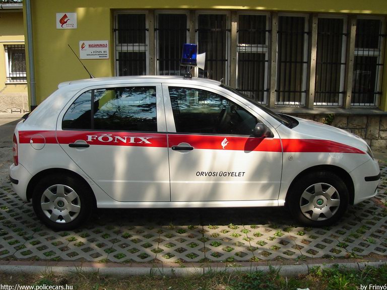 Skoda Fabia, Budapest, orvosi ügyelet, Fõnix S.O.S. Zrt., fotó: Frinyó
Keywords: mentő magyar Magyarország mentőautó KLA-233