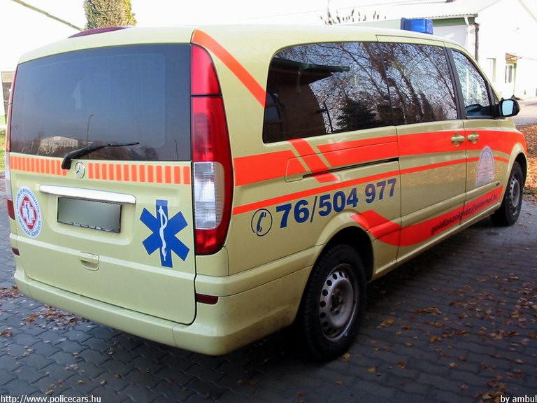 Mercedes-Benz Vito, Kecskemét, Gól-Diatrans Kft. Betegszállító Szolgálat, fotó: ambul
Keywords: mentő magyar Magyarország mentőautó