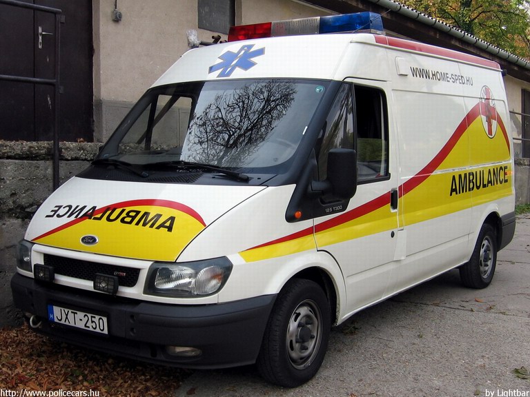 Ford Transit, Home-Sped, fotó: Lightbar
Keywords: mentő magyar Magyarország mentőautó JXT-250