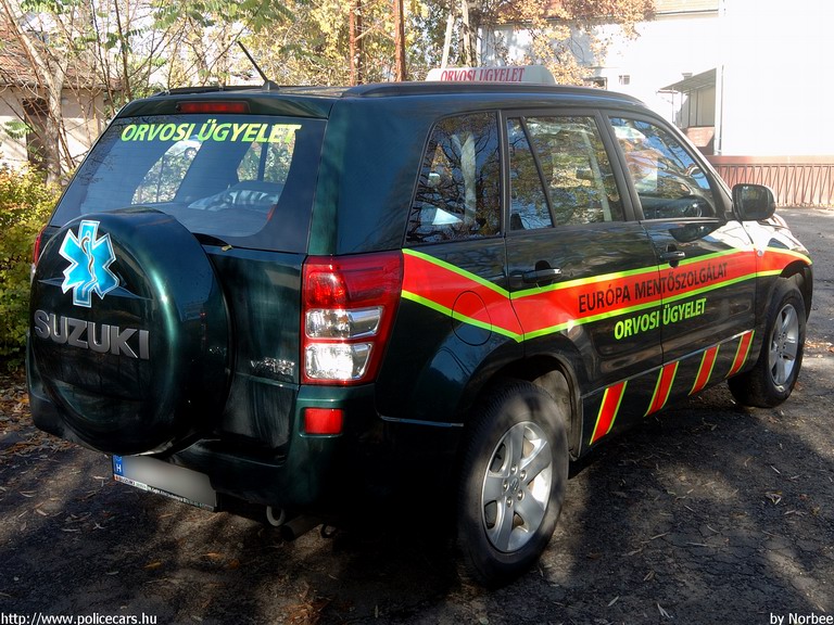 Suzuki Grand Vitara, Nagykáta, orvosi ügyelet, Európa Mentõszolgálat, fotó: Norbee
Keywords: mentő magyar Magyarország mentőautó