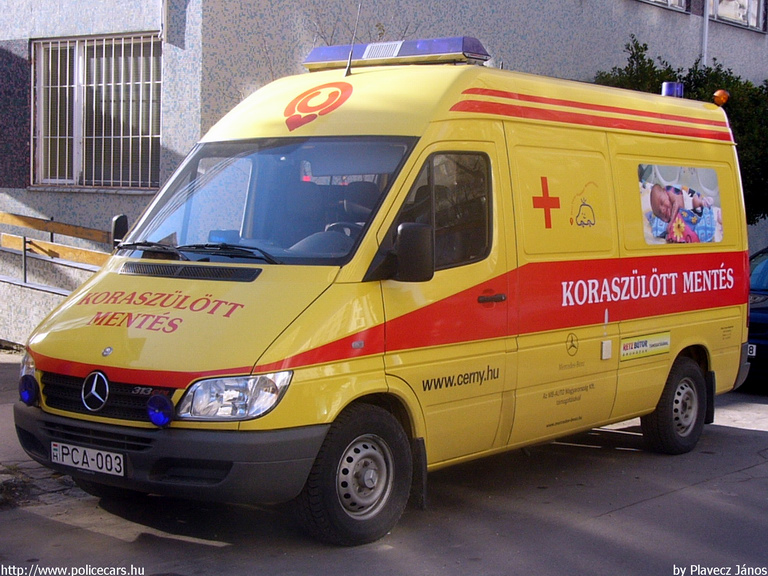 Mercedes-Benz Sprinter 313 CDI, Budapest, Peter Cerny Alapítvány, fotó: Plavecz János
Keywords: mentő magyar Magyarország mentőautó PCA-003