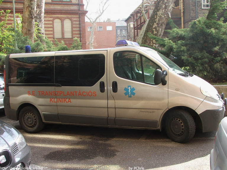 Renault Trafic, Semmelweis Egyetem Transzplantációs Klinika, fotó: PChris
Keywords: mentő magyar Magyarország mentőautó KHC-667