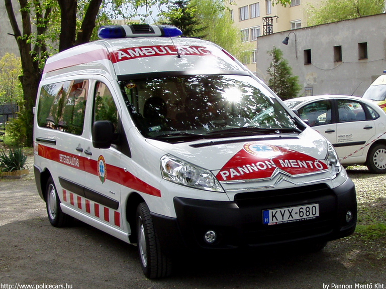 Citroen Jumpy, Kaposvár, Pannon Mentõ Kht., fotó: Pannon Mentõ Kht.
Keywords: mentő magyar Magyarország mentőautó KYX-680