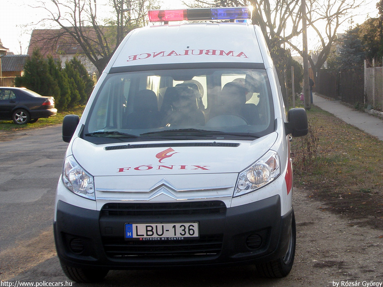 Citroen Jumpy, Fõnix S.O.S. Zrt., fotó: Rózsár György
Keywords: mentő magyar Magyarország mentőautó LBU-136