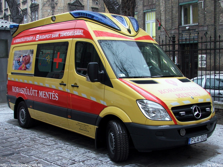 Mercedes-Benz Sprinter II 315 CDI, Budapest, Peter Cerny Alapítvány, koraszülöttmentõ, fotó: PChris
Keywords: mentő magyar Magyarország mentőautó PCA-002