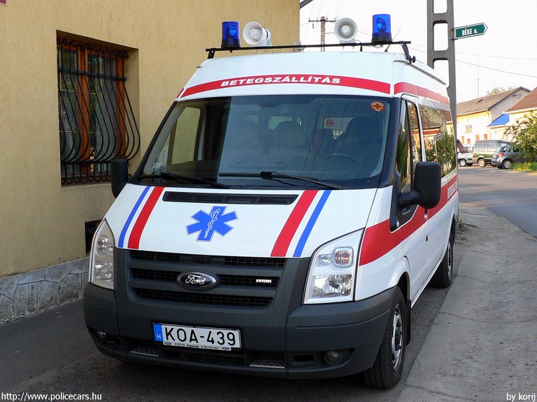 Ford Transit, Cor-Lux Bt., Kisvárda, fotó: korij
Keywords: mentő mentőautó magyar Magyarország KOA-439