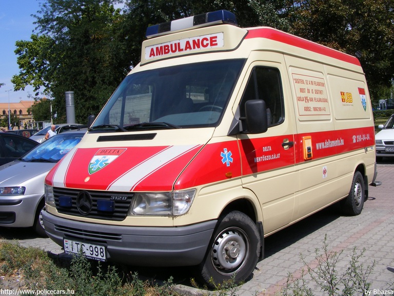 Mercedes-Benz Sprinter 312D, Delta Mentõszolgálat, fotó: Bbazsa 
Keywords: mentő mentőautó magyar Magyarország ITC-998