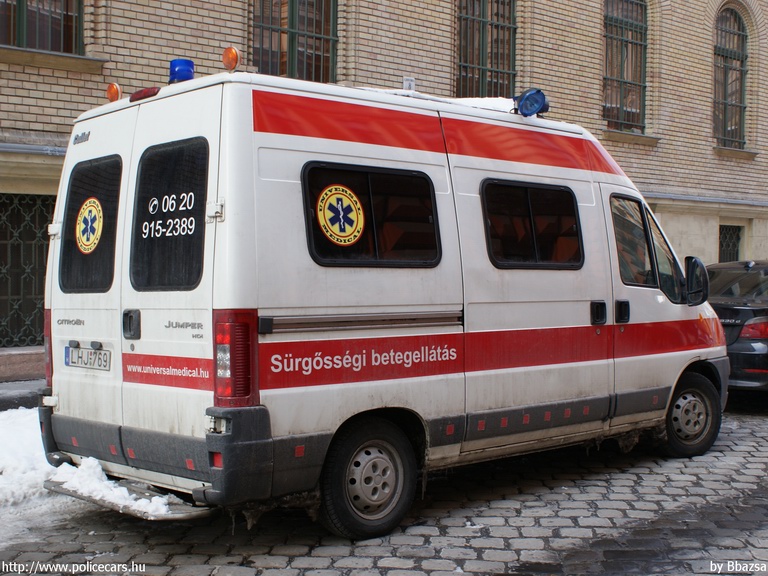 Citroen Jumper, Universal Medical Kft., fotó: Bbazsa
Keywords: mentő mentőautó magyar Magyarország LHJ-769