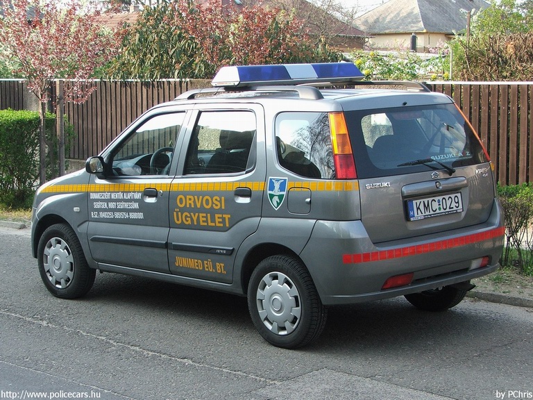 Suzuki Ignis, orvosi ügyelet, Dunakeszi, JUNIMED EÜ. Bt., fotó: PChris
Keywords: mentő mentőautó magyar Magyarország KMC-029