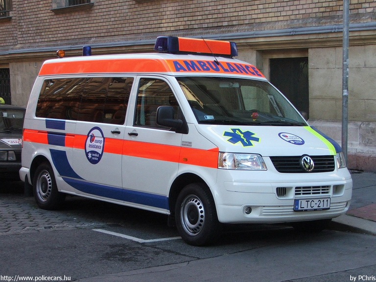 Volkswagen Transporter T5, Europ Assistance, fotó: PChris
Keywords: mentő mentőautó magyar Magyarország LTC-211