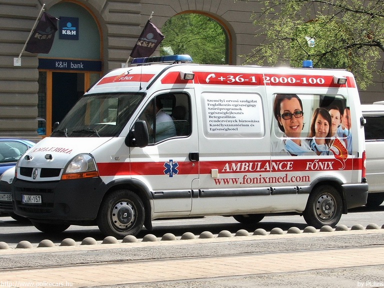 Renault Master, Fõnix S.O.S. Zrt., fotó: PChris
Keywords: mentő mentőautó magyar Magyarország LUK-157