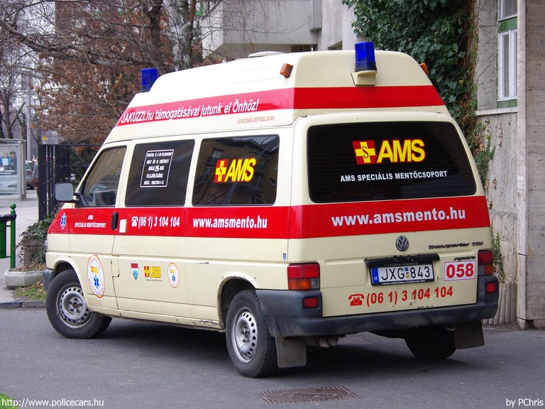 Volkswagen Transporter T4 Syncro, AMS Mentõszolgálat, fotó: PChris
Keywords: mentő mentőautó magyar Magyarország JXG-843