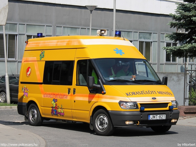 Ford Transit, Magyar Koraszülött Mentõ Közalapítvány, fotó: HNorbert
Keywords: mentő mentőautó magyar Magyarország JMT-821