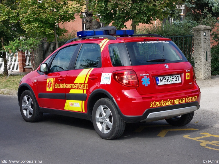  Suzuki SX4, orvosi ügyelet, Dunakeszi, Emergency Service Kft., fotó: PChris
Keywords: mentő magyar Magyarország mentőautó MBK-597