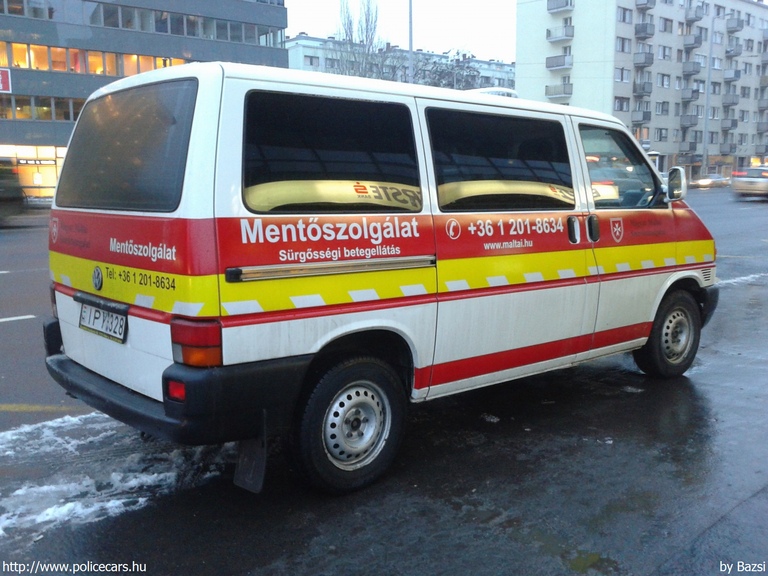 Volkswagen Transporter T4, Magyar Máltai Szeretetszolgálat Mentõszolgálat, fotó: Bazsi
Keywords: mentő magyar Magyarország mentőautó IPY-328
