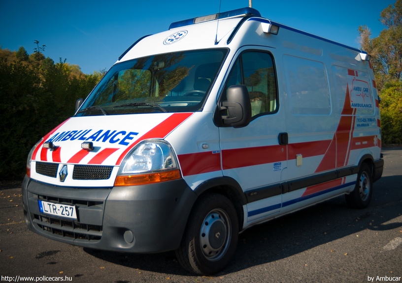 Renault Master, Ambucar Mentõszolgálat, fotó: Ambucar
Keywords: mentő magyar Magyarország mentőautó LTR-257