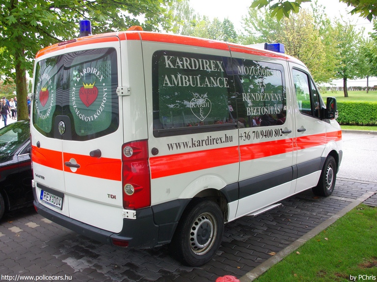 Volkswagen Crafter, Kardirex Egészségügyi Központ, Gyõr, fotó: PChris
Keywords: mentő mentőautó magyar Magyarország REX-004