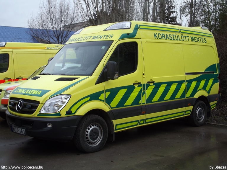 Mercedes-Benz Sprinter II 315 CDI, Koraszülött és Gyermek Intenzív Ellátásért a DOTE Gyermekklinikán Alapítvány, fotó: Bbazsa
Keywords: mentő mentőautó magyar Magyarország MOJ-163 koraszülöttmentő