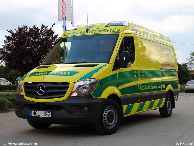 Mercedes-Benz Sprinter II 319 BlueTec, Koraszülöttmentõ és Gyermekintenzív Alapítvány, Zalaegerszeg, fotó: HNorbert
Keywords: mentő mentőautó magyar Magyarország MOJ-392