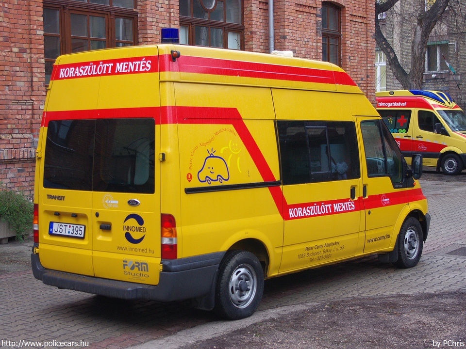 Ford Transit, Budapest, Peter Cerny Alapítvány, koraszülöttmentõ, fotó: PChris
Keywords: mentő mentőautó magyar Magyarország JST-395