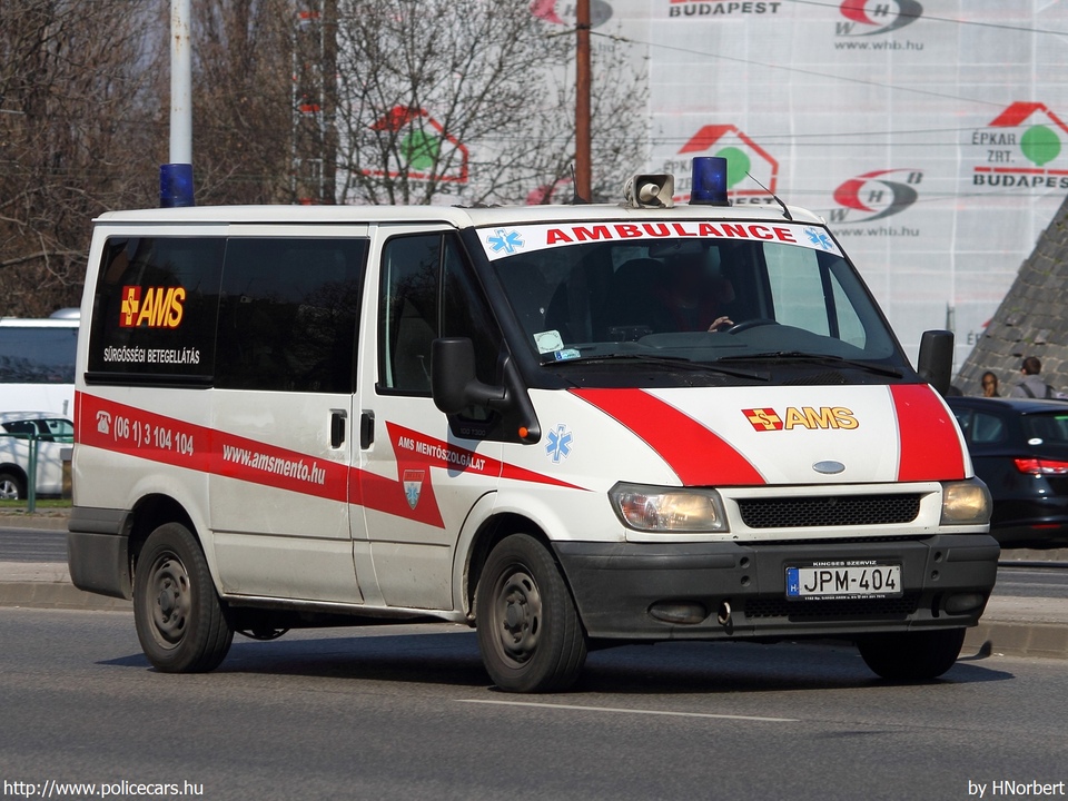 Ford Transit, AMS Assistance Kft., fotó: HNorbert
Keywords: mentő mentőautó magyar Magyarország JPM-404