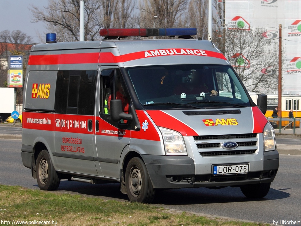 Ford Transit, AMS Assistance Kft., fotó: HNorbert
Keywords: mentő mentőautó magyar Magyarország LOR-076