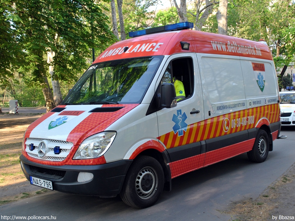 Mercedes-Benz Sprinter II 315 CDI, Delta Mentõszolgálat, fotó: Bbazsa
Keywords: mentő mentőautó magyar Magyarország NAS-795 ambulance hungarian Hungary