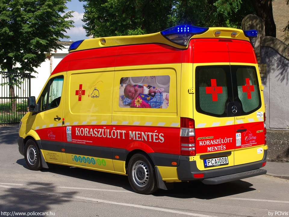 Mercedes Sprinter II facelift, Budapest, Peter Cerny Alapítvány, koraszülöttmentõ, fotó: PChris
Keywords: mentő mentőautó magyar Magyarország ambulance hungarian Hungary PCA-008