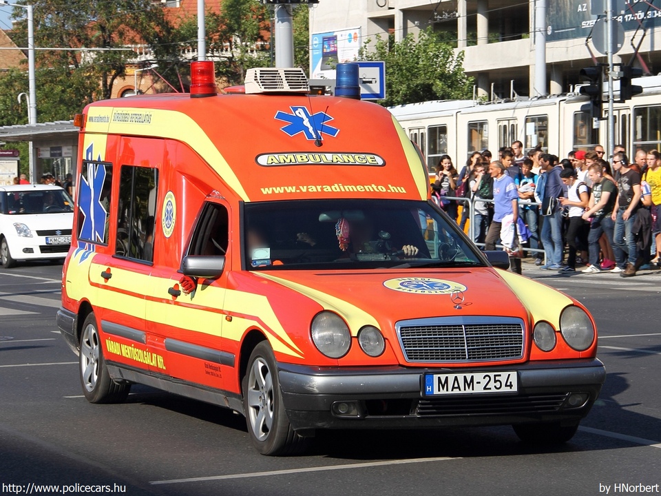 Mercedes-Benz E, Váradi Mentõszolgálat Kft., fotó: HNorbert
Keywords: magyar Magyarország mentő mentőautó MAM-254 Hungary hungarian ambulance