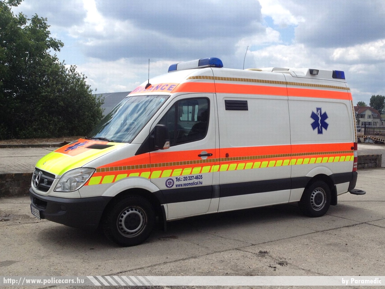 Mercedes Sprinter II, Neomedical Ambulance Service Kft., fotó: Paramedic
Keywords: magyar Magyarország mentő mentőautó Hungary hungarian ambulance NAB-688