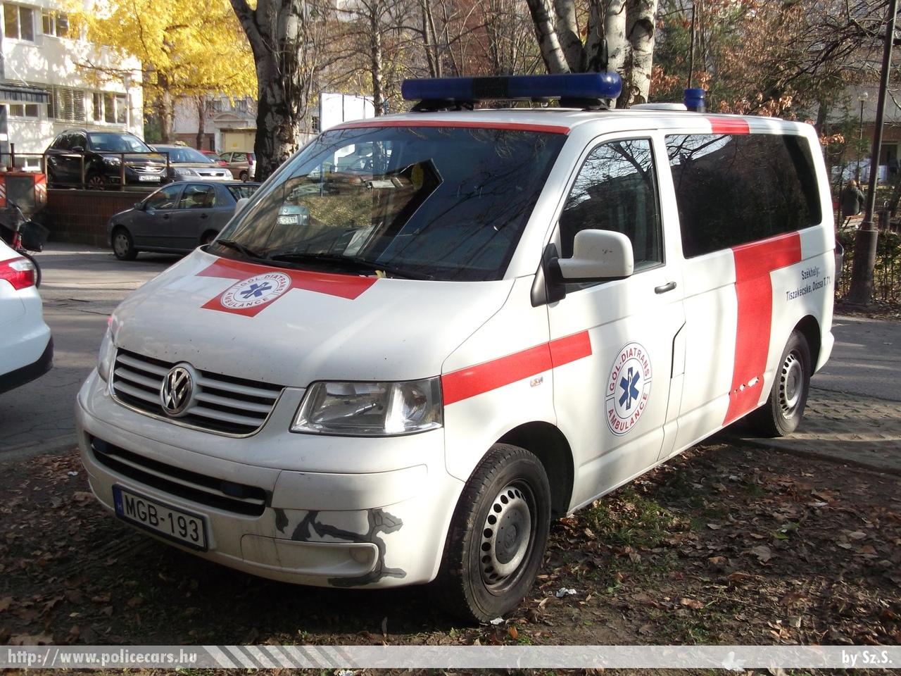 Volkswagen Transporter, Gól-Diatrans Kft., fotó: Sz.S
Keywords: magyar Magyarország mentő mentőautó Hungary hungarian ambulance MGB-193