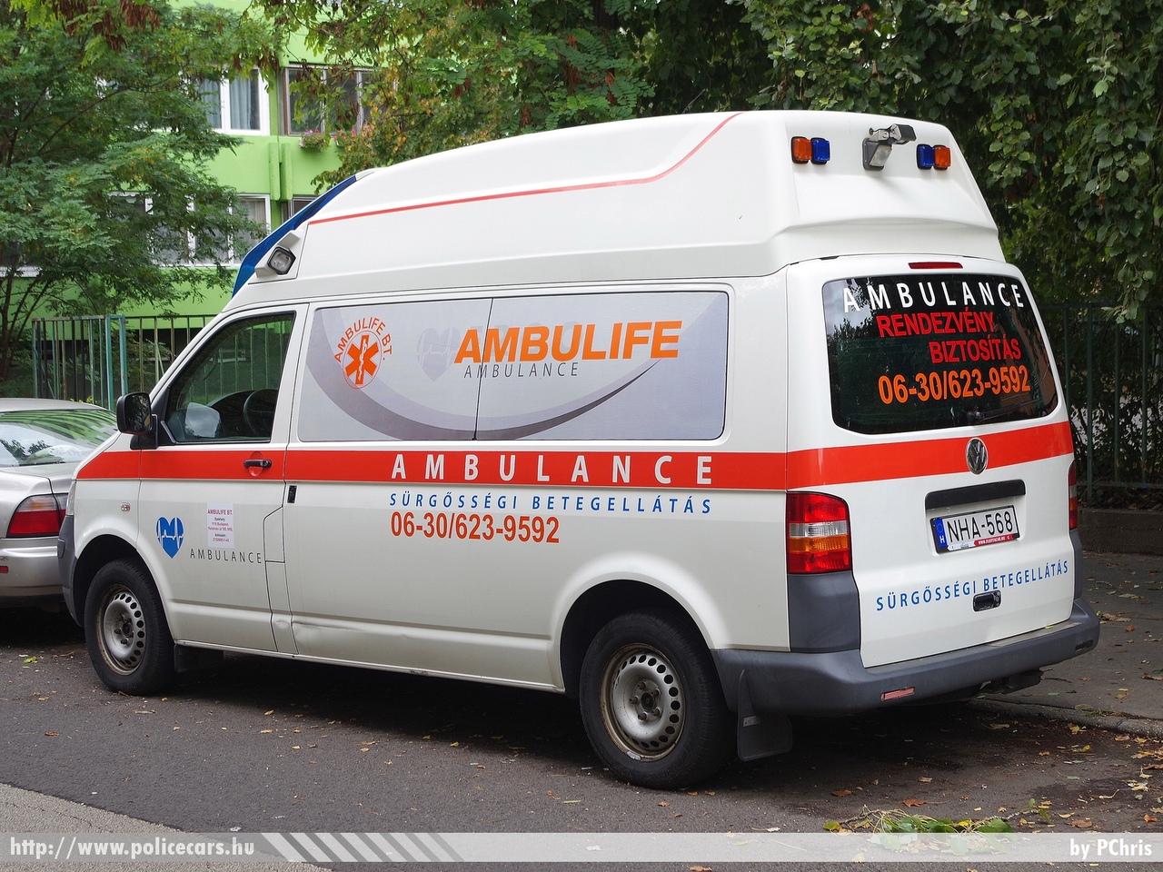 Volkswagen Transporter T5, Ambulife Bt. Betegszállítás, fotó: PChris
Keywords: mentő mentőautó magyar Magyarország hungarian Hungary ambulance NHA-568