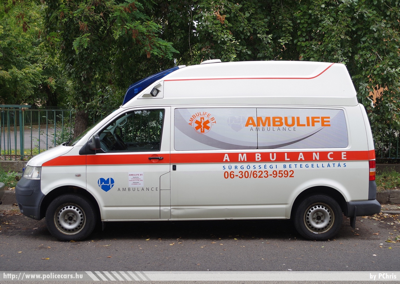 Volkswagen Transporter T5, Ambulife Bt. Betegszállítás, fotó: PChris
Keywords: mentő mentőautó magyar Magyarország hungarian Hungary ambulance NHA-568