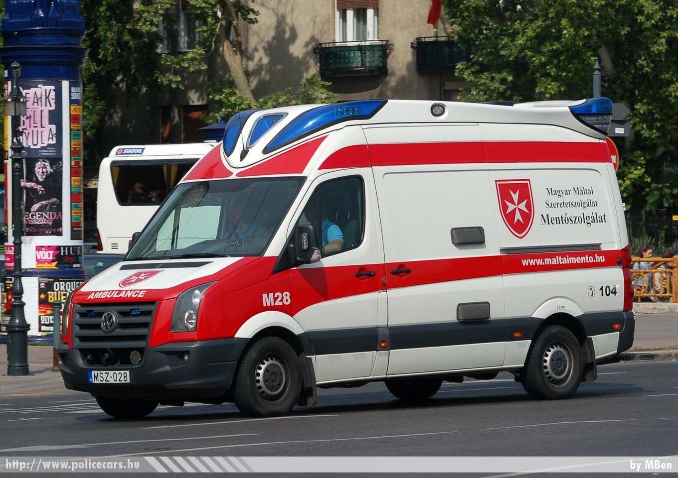 Volkswagen Crafter, Magyar Máltai Szeretetszolgálat Mentõszolgálat, fotó: MBen
Keywords: mentő mentőautó magyar Magyarország hungarian Hungary ambulance MSZ-028