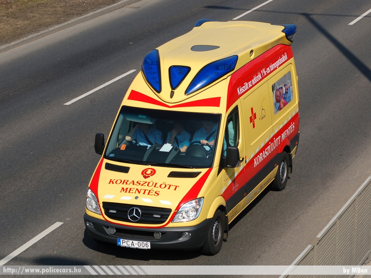 Mercedes-Benz Sprinter II 315 CDI, Budapest, Peter Cerny Alapítvány, koraszülöttmentõ, fotó: MBen
Keywords: mentő mentőautó magyar Magyarország hungarian Hungary ambulance PCA-006