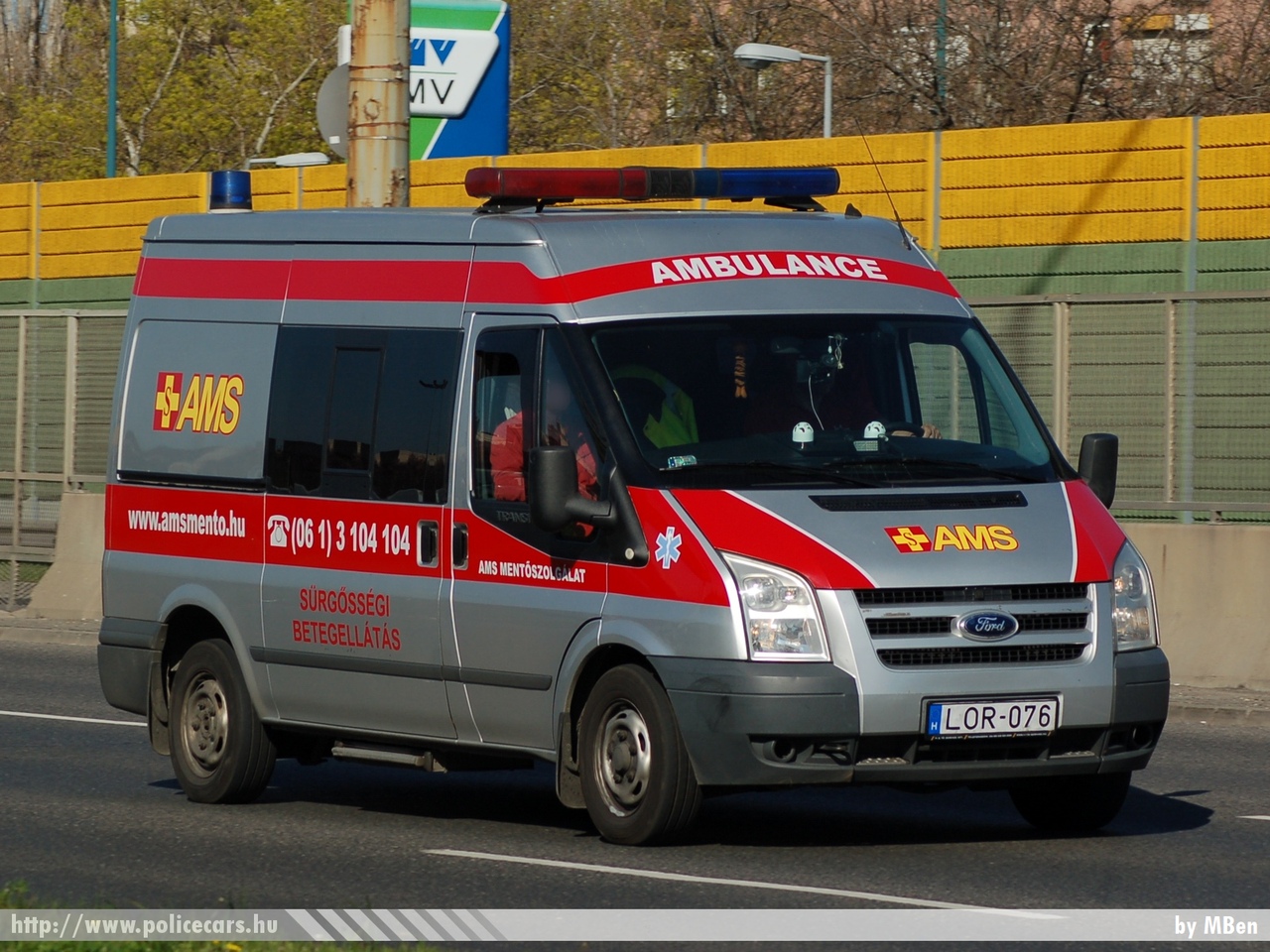 Ford Transit, AMS Assistance Kft., fotó: MBen
Keywords: mentő mentőautó magyar Magyarország hungarian Hungary ambulance LOR-076