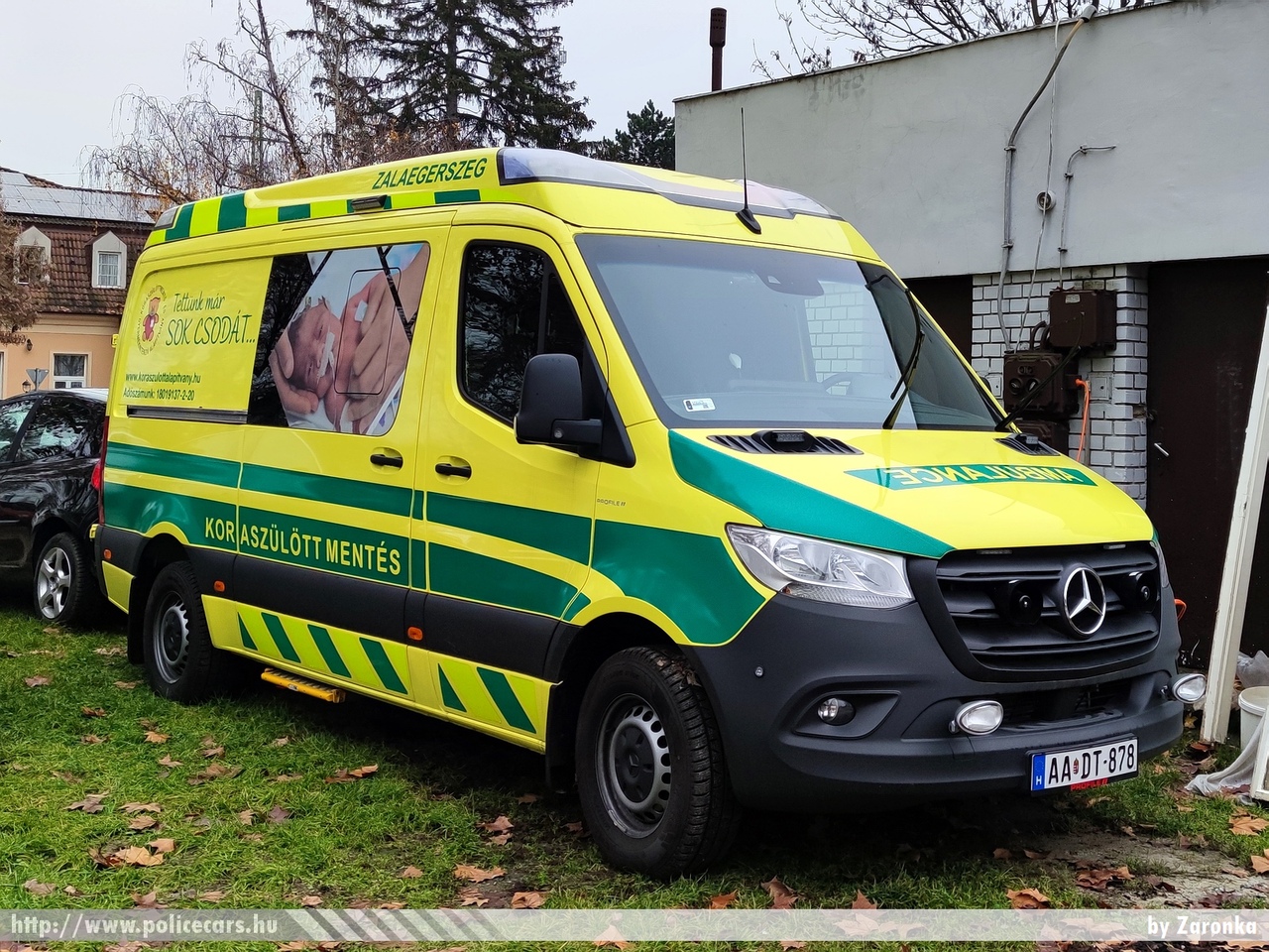 Mercedes Sprinter III, Koraszülöttmentő és Gyermekintenzív Alapítvány, fotó: Zaronka
Keywords: mentő mentőautó magyar Magyarország hungarian Hungary ambulance AADT-878
