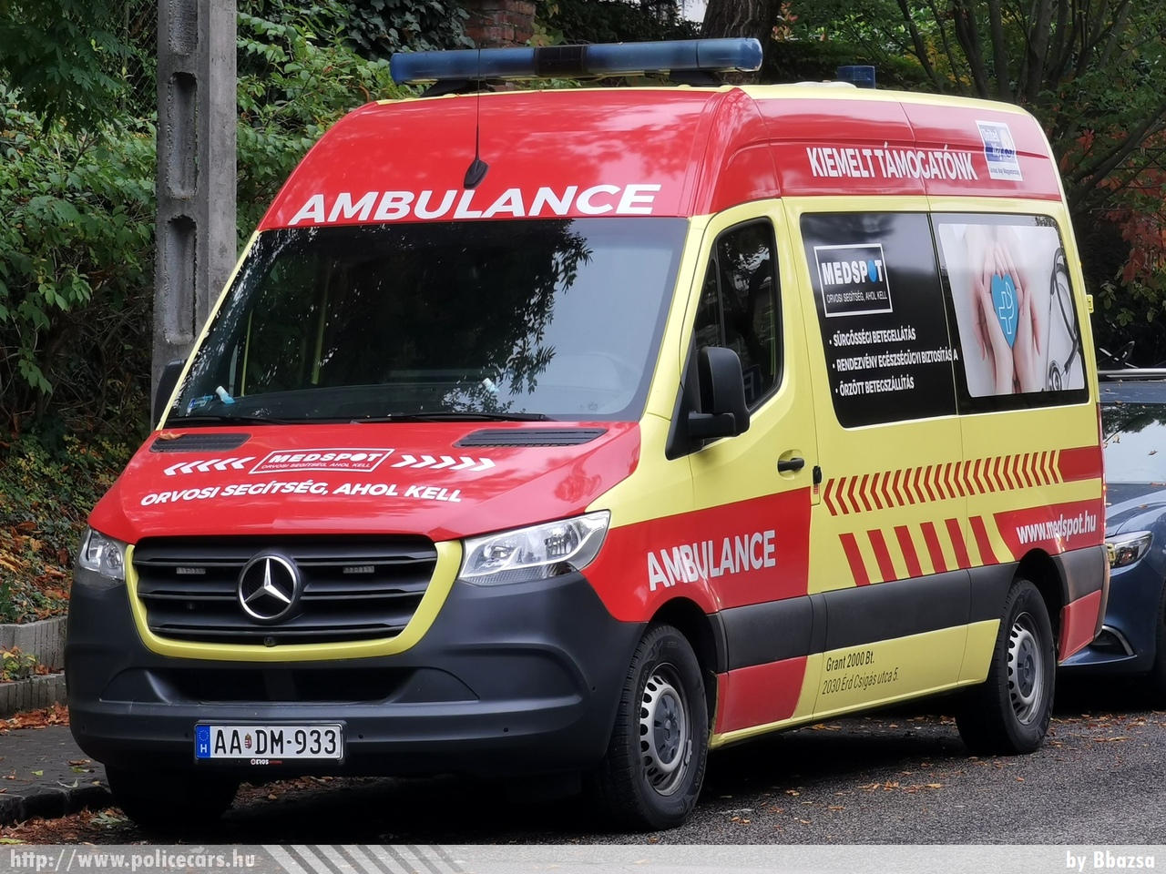 Mercedes Sprinter III, MedSpot Alapítvány, fotó: Bbazsa
Keywords: mentő mentőautó magyar Magyarország hungarian Hungary ambulance AADM-933
