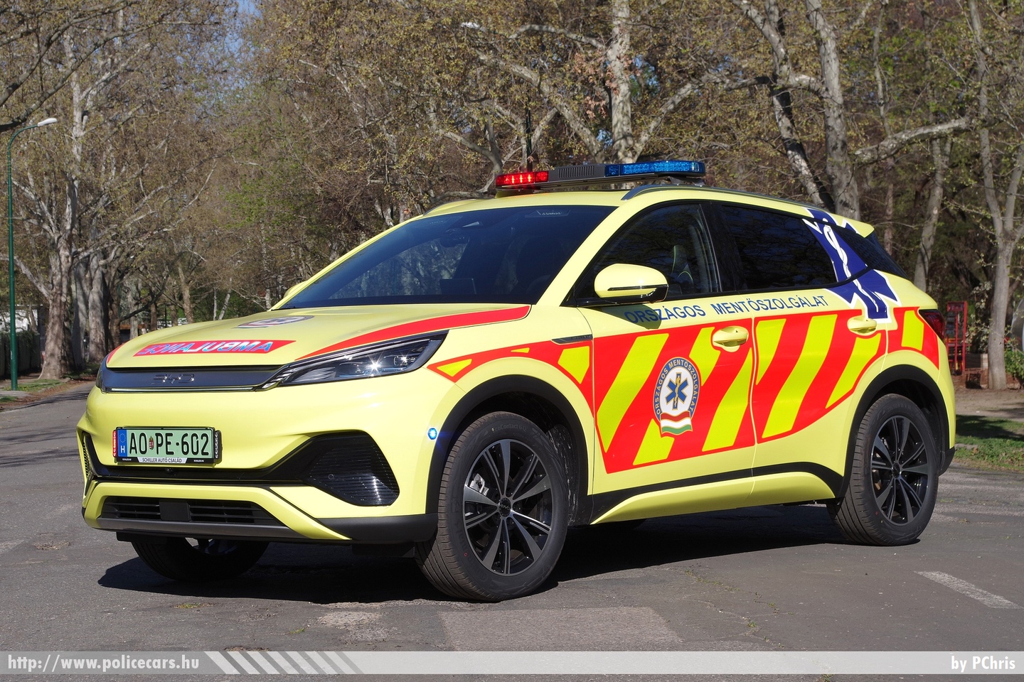 BYD Atto 3, Országos Mentőszolgálat, fotó: PChris
Keywords: mentő magyar Magyarország mentőautó OMSZ ambulance Hungary hungarian AOPE-602