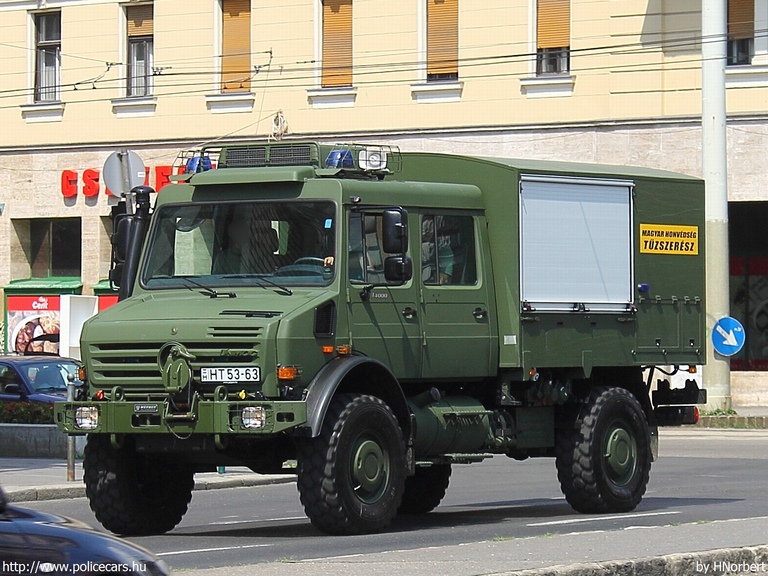 Mercedes-Benz Unimog U4000 437/45 HM Currus, fotó: HNorbert
Keywords: katonai honvédségi honvédség magyar Magyarország HT53-63