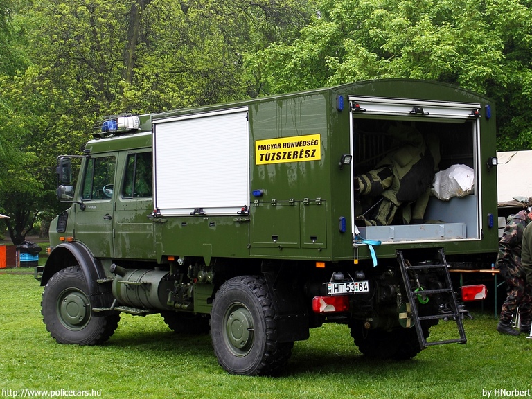 Mercedes-Benz Unimog U4000 437/45 HM Currus, fotó: HNorbert
Keywords: katonai honvédségi honvédség magyar Magyarország HT53-64