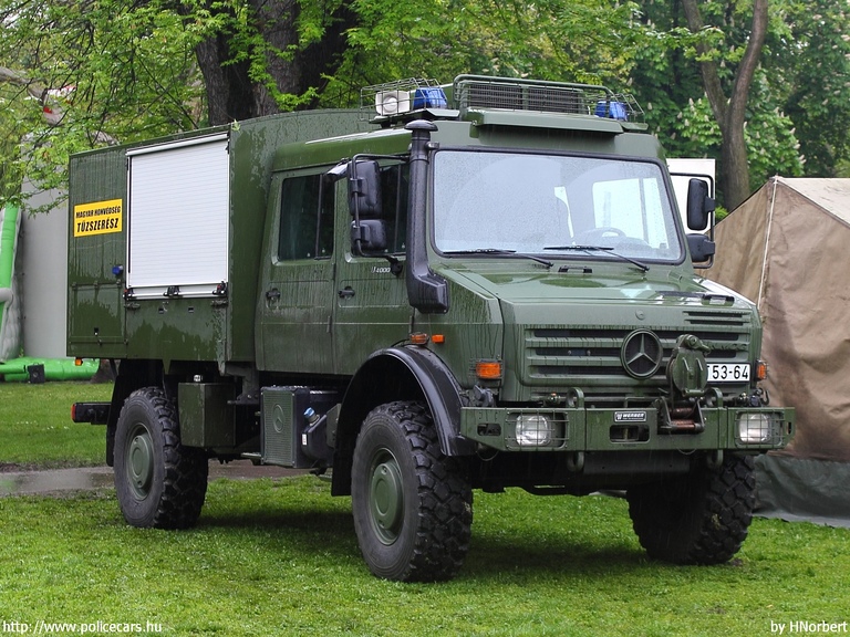 Mercedes-Benz Unimog U4000 437/45 HM Currus, fotó: HNorbert
Keywords: katonai honvédségi honvédség magyar Magyarország HT53-64