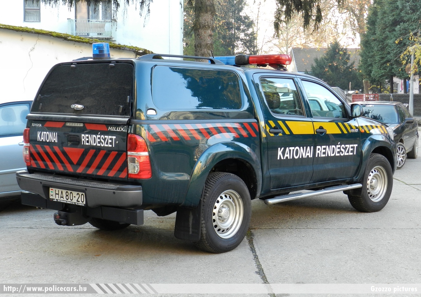 Toyota Hilux, Katonai Rendészet, fotó: Gzozzo pictures
Keywords: katonai honvédségi honvédség rendőr rendészet magyar Magyarország hungarian Hungary military police policecar HA80-20