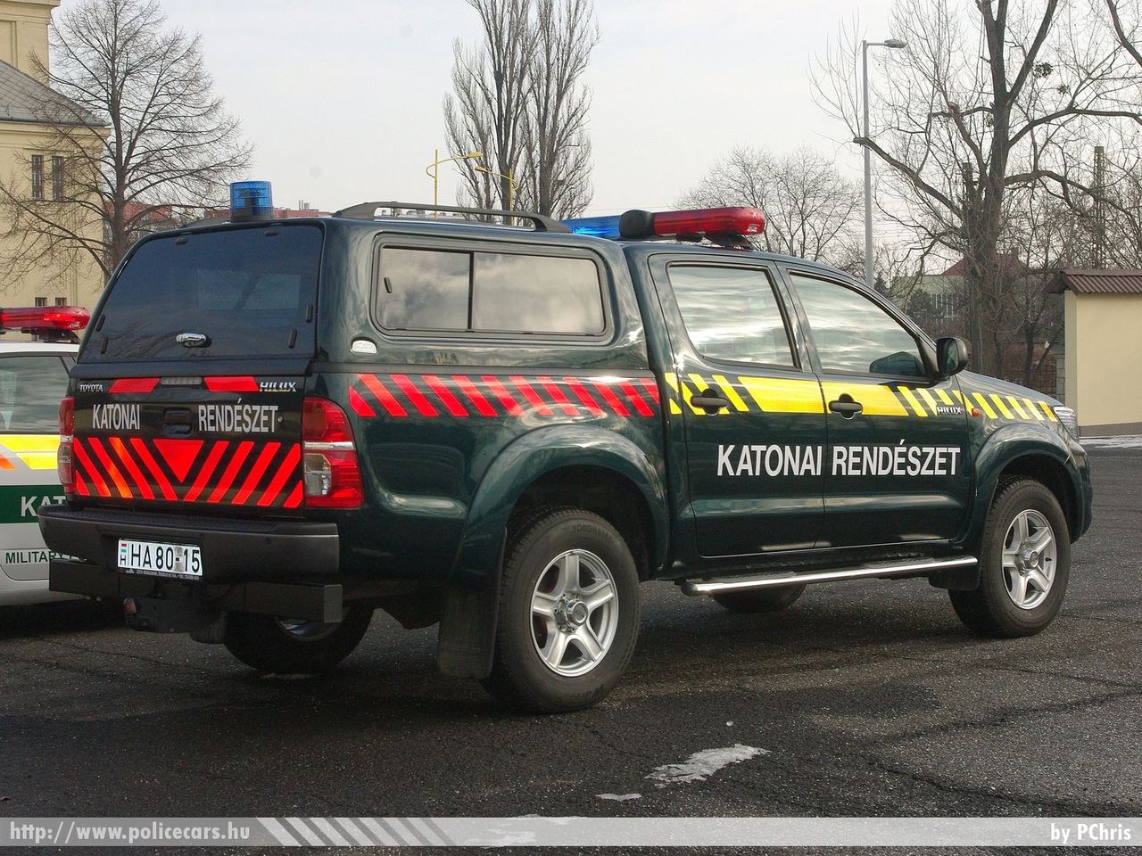 Toyota Hilux, Katonai Rendészet, fotó: PChris
Keywords: katonai honvédségi honvédség rendőr rendészet magyar Magyarország hungarian Hungary military police policecar HA80-15